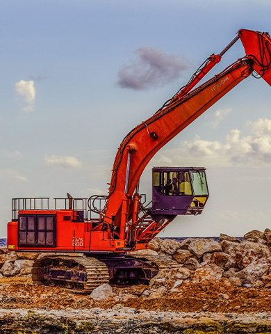 Application of construction machinery